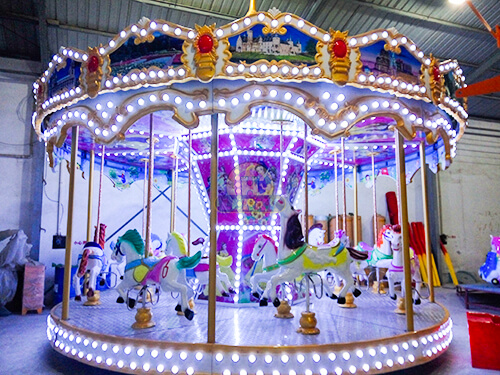 16 Seats Fairground Carousel Horses