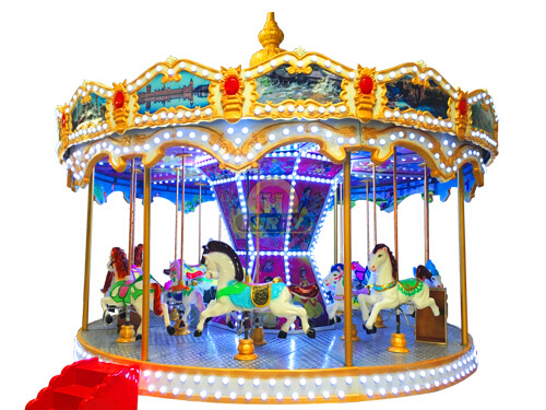 16 Seats Fairground Carousel Horses