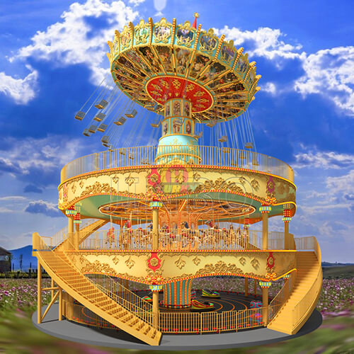 double decker merry go round price