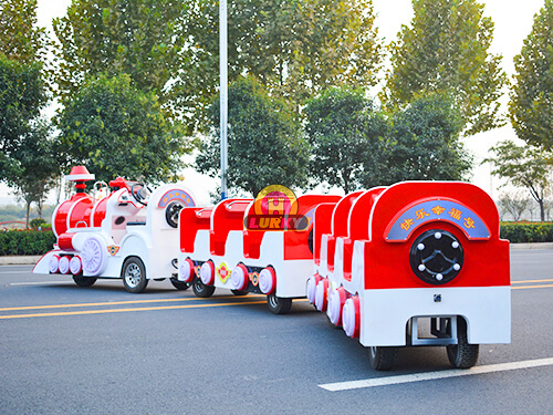 Amusement Park Trackless Train